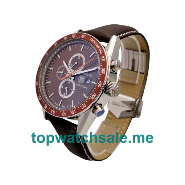 UK 42MM Brown Dials TAG Heuer Carrera CV2013.FC6234 Replica Watches