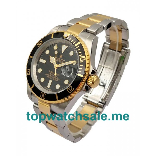UK 40MM Black Dials Rolex Submariner 116613 LN Replica Watches