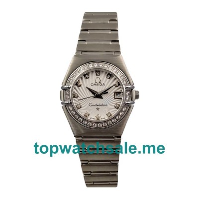 UK 28MM Diamond Hour Markers Omega Constellation 123.15.27.20.55.001 Replica Watches