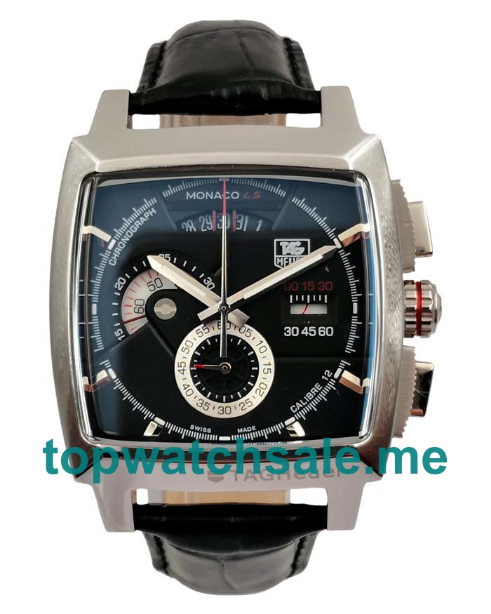 UK 40.5MM Black Dials Replica TAG Heuer Monaco CAL2110.FC6257 Watches
