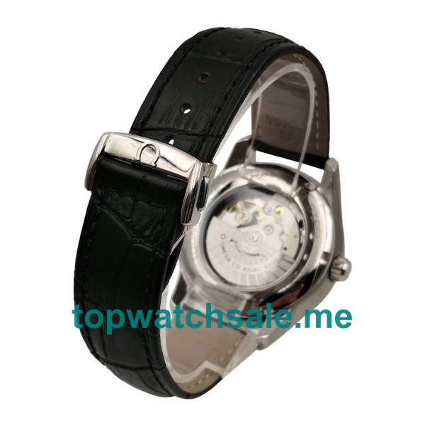 UK 41MM Black Dials Omega De Ville 431.33.41.21.01.001 Replica Watches