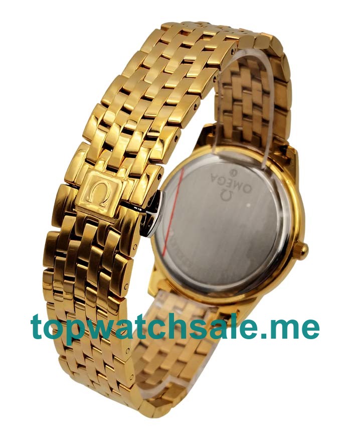 UK 36.5MM Silver Dials Omega De Ville Prestige 4174.31.00 Replica Watches