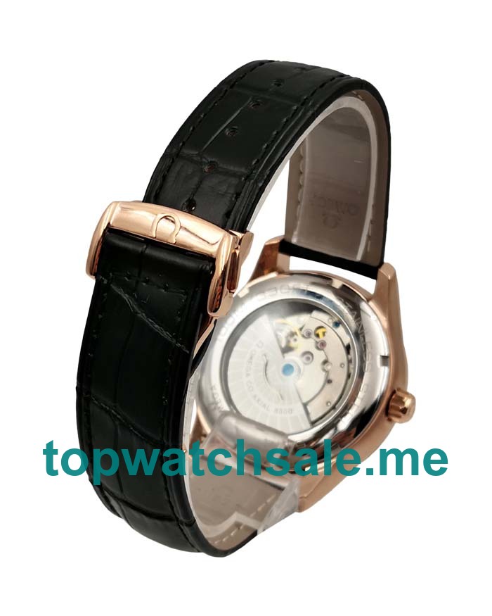 UK 41MM Black Dials Omega De Ville Hour Vision 431.53.41.21.13.001 Replica Watches