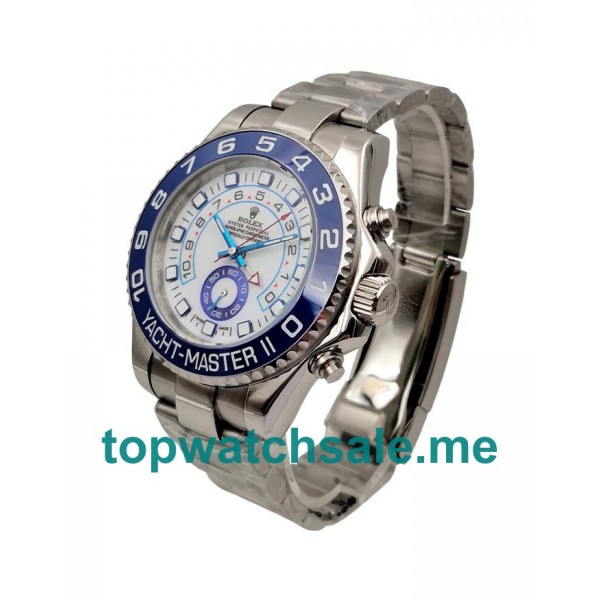 UK 44MM Blue Bezels Rolex Yacht-Master II 116680 Replica Watches