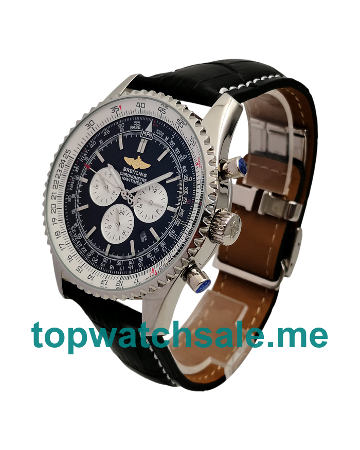 UK 46MM Black Dials Breitling Navitimer AB0127211C1A1 Replica Watches