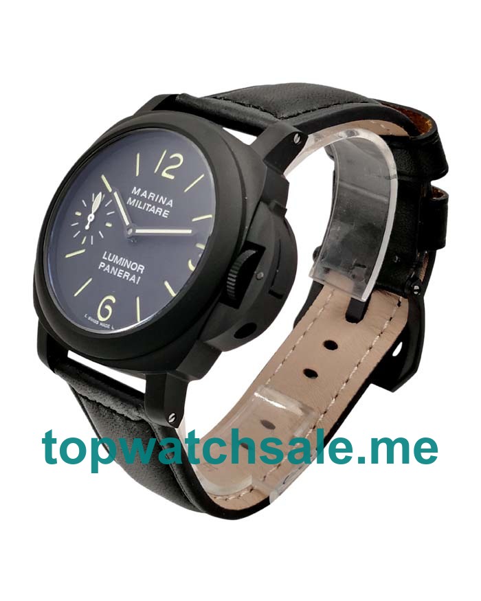 UK 43MM Black Steel Panerai Luminor PAM00082 Replica Watches
