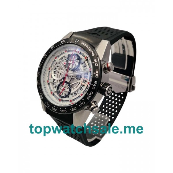UK 46MM Skeleton Dials Replica TAG Heuer Carrera CAR201V.FT6046 Watches