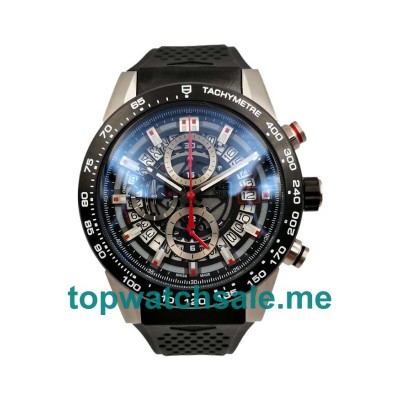 UK 46MM Black Skeleton Dials Replica TAG Heuer Carrera CAR2A1Z.FT6044 Watches
