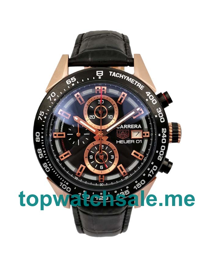 UK 46MM Black Bezels TAG Heuer Carrera CAR2A5A.FT6044 Replica Watches