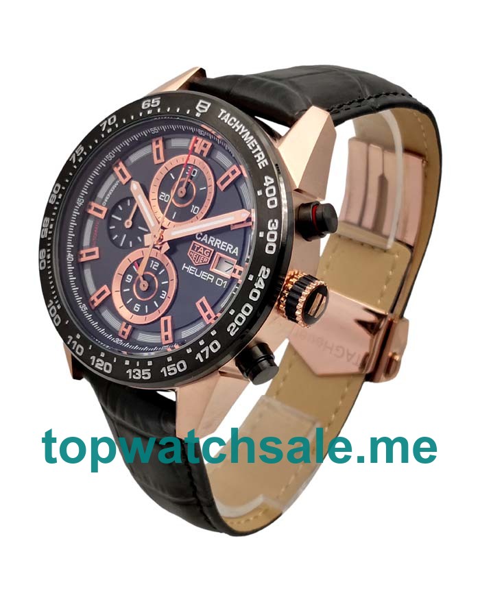 UK 46MM Black Bezels TAG Heuer Carrera CAR2A5A.FT6044 Replica Watches