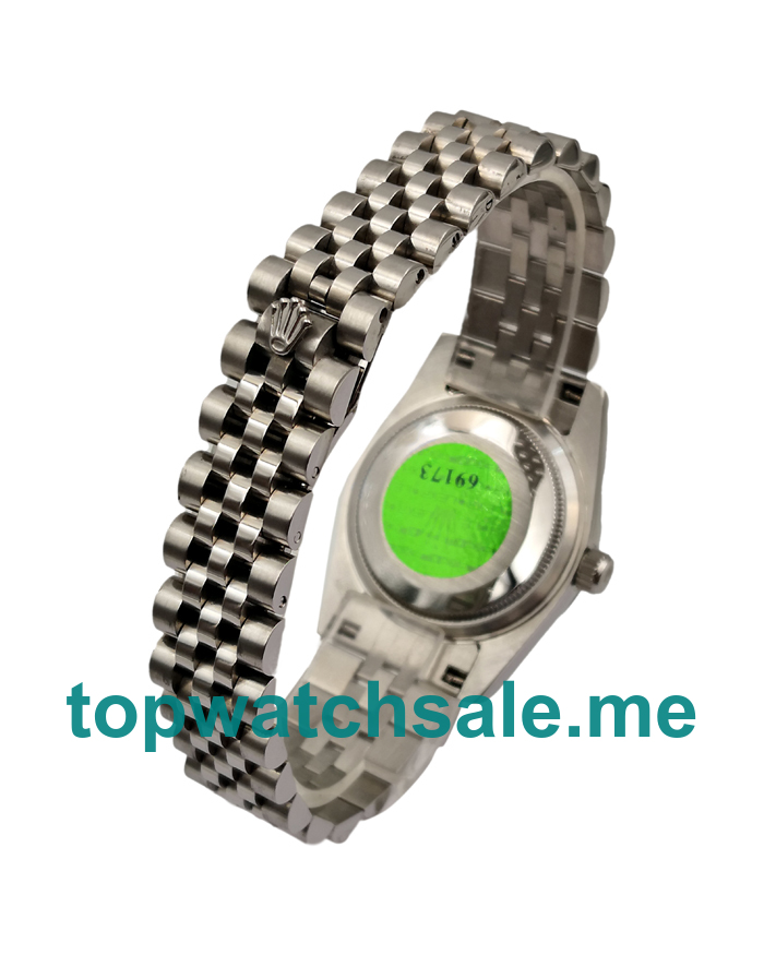 UK 31MM Black Dials Rolex Datejust 178274 Replica Watches