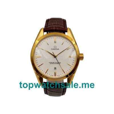 UK 40MM Gold Replica Omega De Ville Hour Vision 432.53.40.21.02.001 Watches