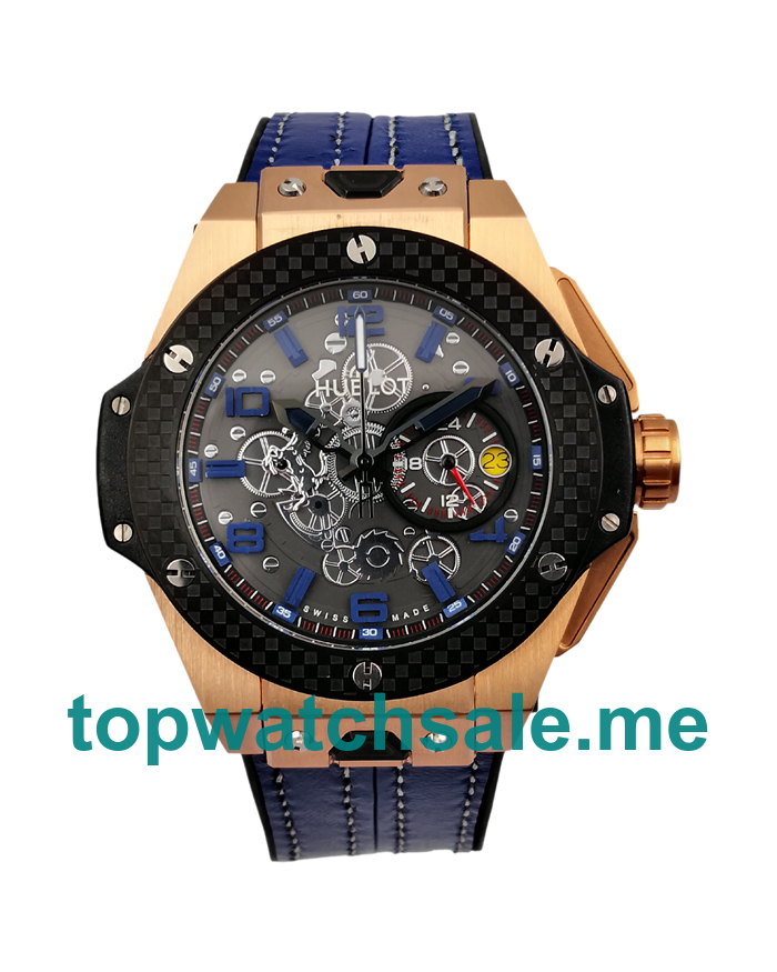 UK 48MM Rose Gold Replica Hublot Big Bang 411.OM.1180.RX Watches