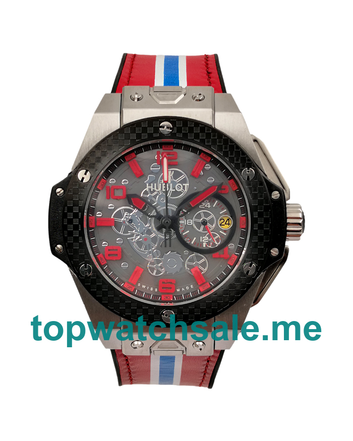 UK 48MM Black Bezel Hublot Big Bang Ferrari 401.CX.1123.VR Replica Watches