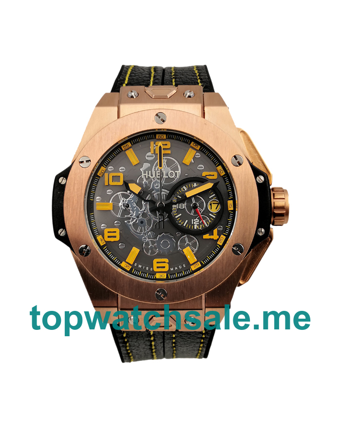 UK 48MM Rose Gold Cases Hublot Big Bang Ferrari 401.OX.0123.VR Replica Watches