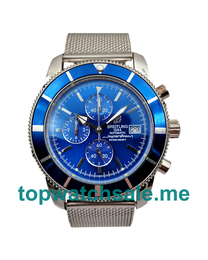 UK Top Quality Fake Breitling Superocean Heritage A13320 With Blue Dials For Men
