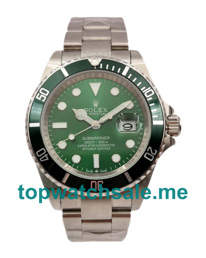 UK 40MM Green Dials Rolex Submariner 116610 LV Replica Watches