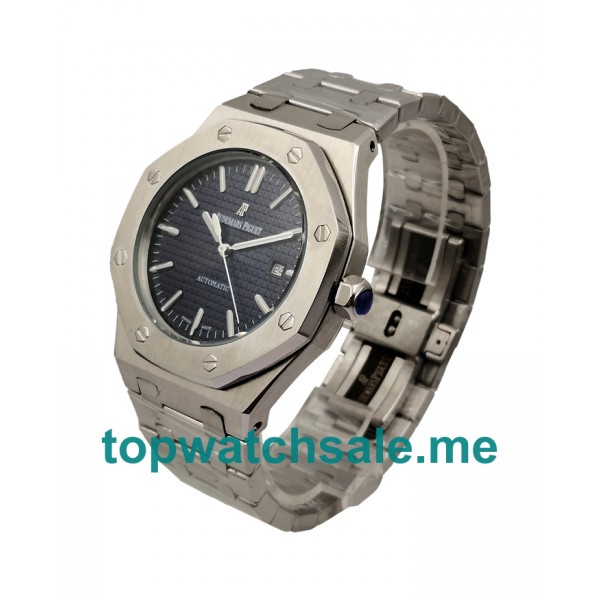 UK 44MM Replica Audemars Piguet Royal Oak 15400ST.OO.1220ST.01 Black Dials Watches