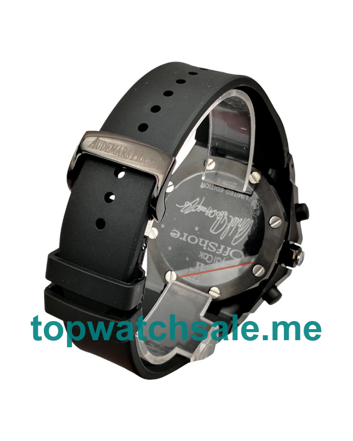 UK 42MM Replica Audemars Piguet Royal Oak Offshore 26170ST Black Steel Watches