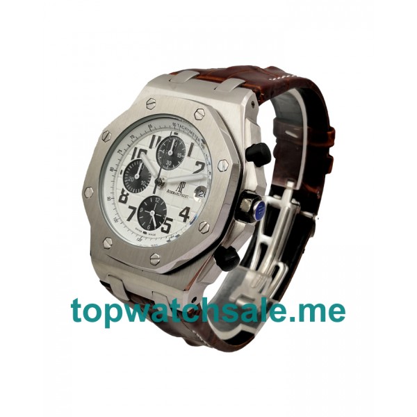 UK 42MM Replica Audemars Piguet Royal Oak Offshore 26170ST White Dials Watches
