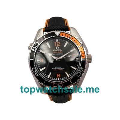 UK 43.5MM Replica Omega Seamaster Planet Ocean 215.32.44.21.01.001 Black Dials Watches