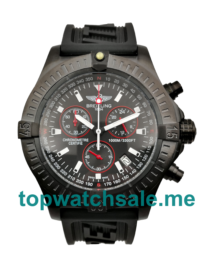 UK AAA Quality Breitling Avenger Seawolf Replica Watches With Black Dials For Men