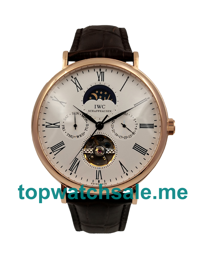 UK 46MM White Dials IWC Portofino 171290 Replica Watches