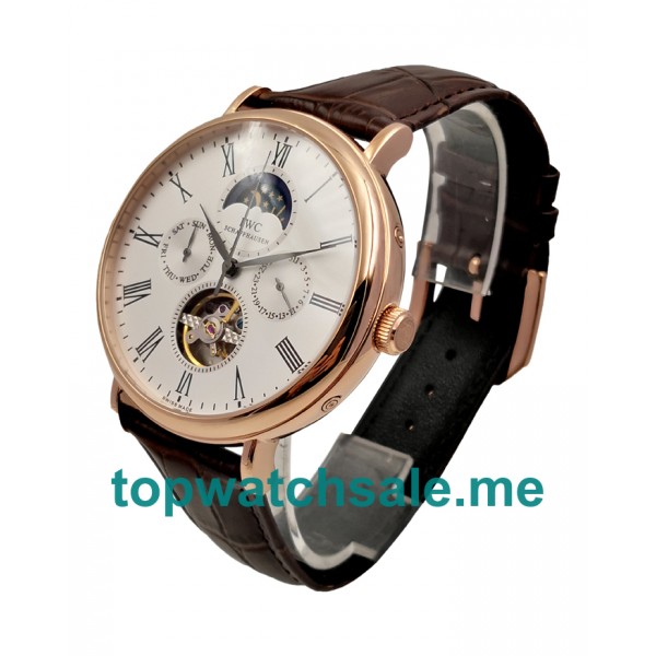 UK 46MM White Dials IWC Portofino 171290 Replica Watches