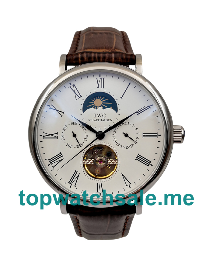 UK 46MM White Dials IWC Portofino 171291 Replica Watches