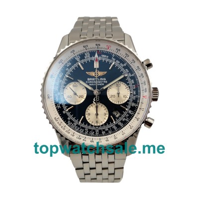 UK Best Quality Breitling Navitimer A23322 Fake Watches With Blue Dials For Men