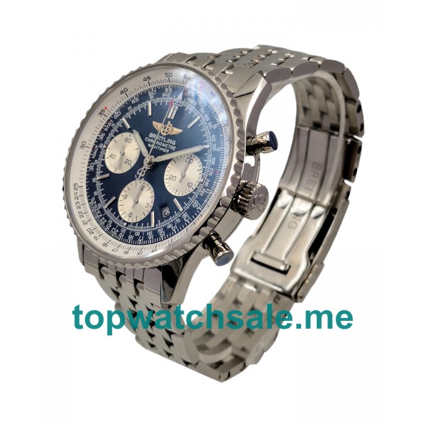 UK Best Quality Breitling Navitimer A23322 Fake Watches With Blue Dials For Men