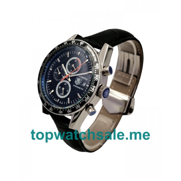 UK 42MM Black Dials TAG Heuer Carrera CV201AJ.FC6357 Replica Watches