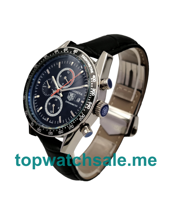 UK 42MM Black Dials TAG Heuer Carrera CV201AJ.FC6357 Replica Watches