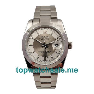 UK 36MM White Dials Rolex Datejust 116234 Replica Watches
