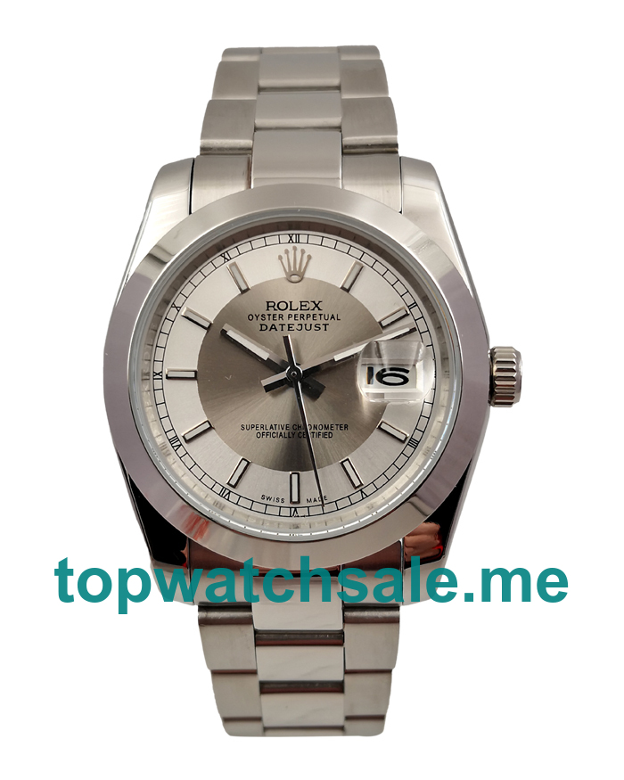 UK 36MM White Dials Rolex Datejust 116234 Replica Watches