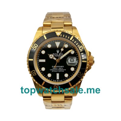 UK 40MM Black Dials Rolex Submariner 116618 LN Replica Watches