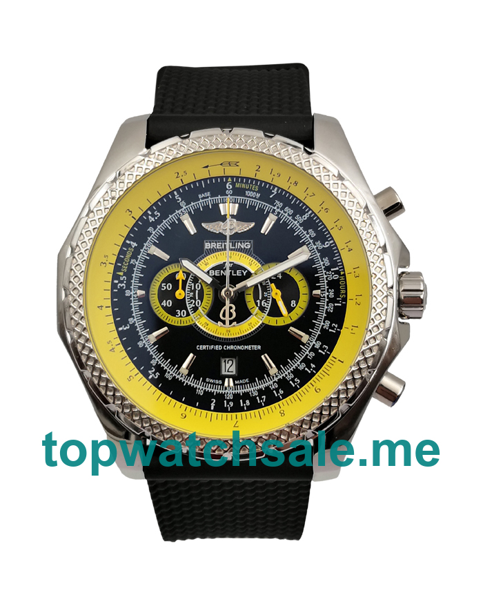 UK 47MM Black Dials Breitling Bentley Supersports Light Body E27365 Replica Watches