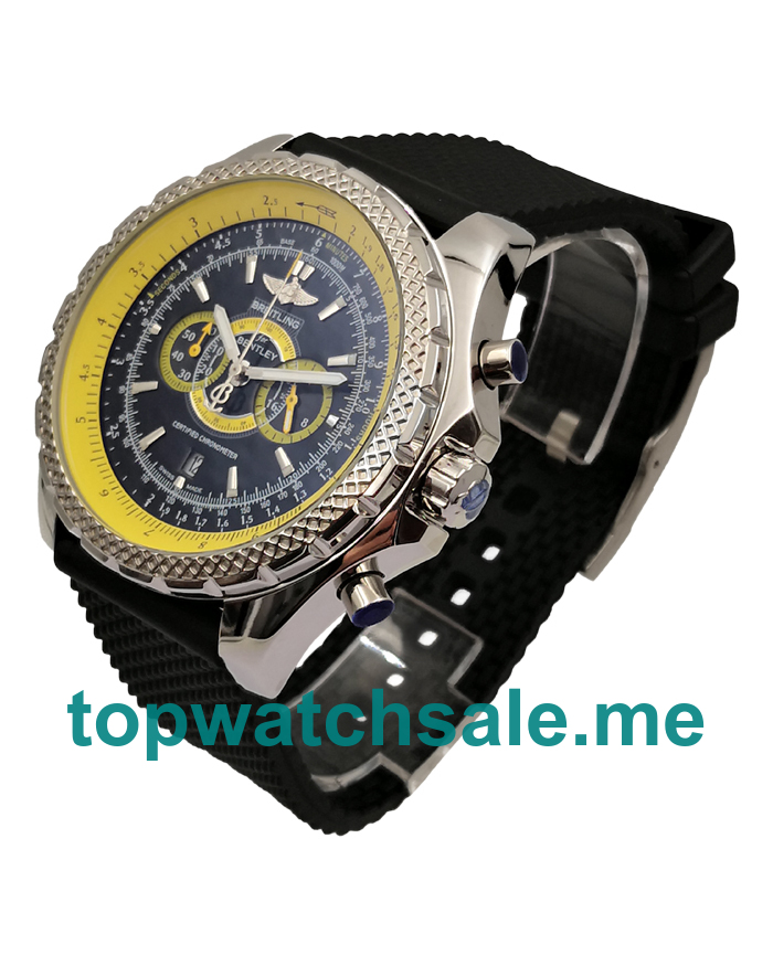 UK 47MM Black Dials Breitling Bentley Supersports Light Body E27365 Replica Watches