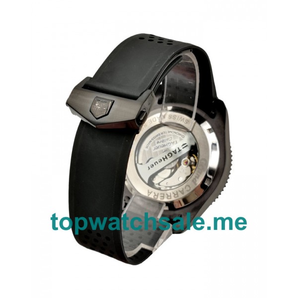 UK 43MM Black Dials TAG Heuer Grand Carrera CAV518B.FT6016 Replica Watches