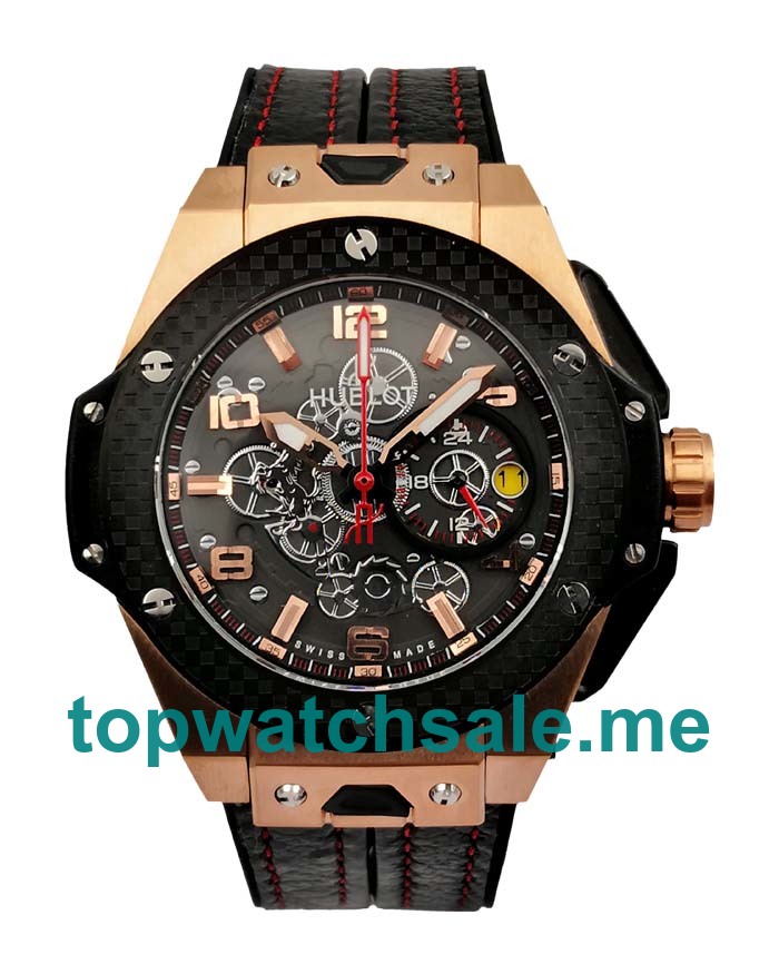 UK 44MM Black Bezels Replica Hublot Big Bang 401.OQ.0123.VR Watches
