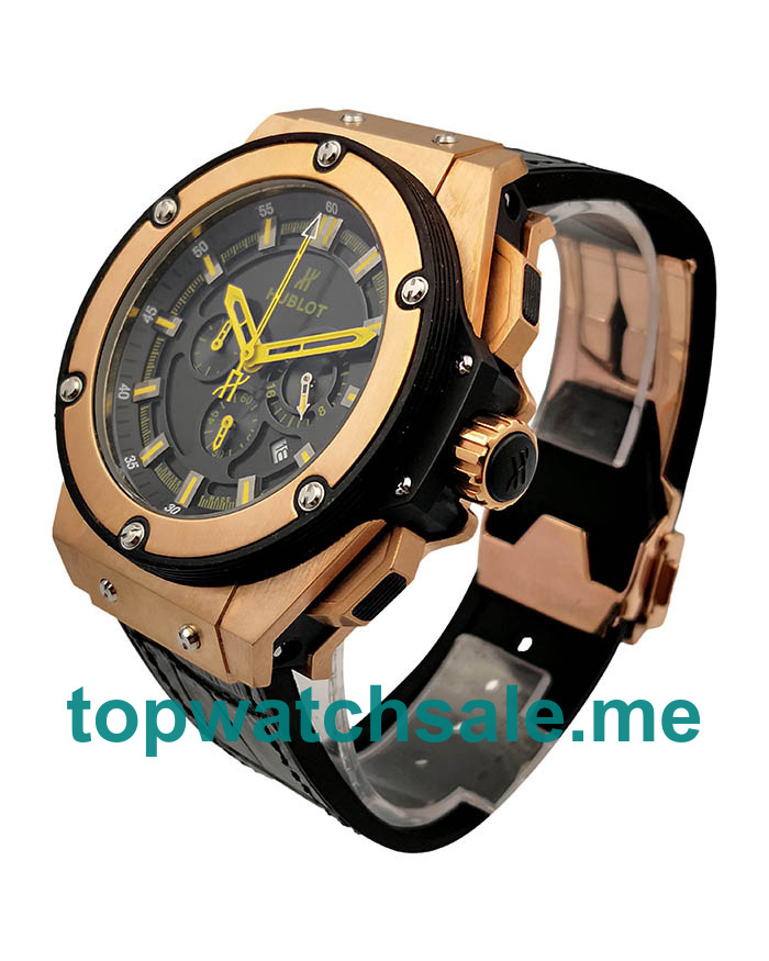 UK 46MM Rose Gold Replica Hublot King Power 171626 Watches