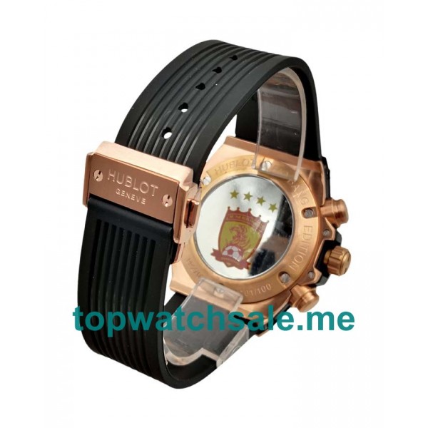 UK 44MM Rose Gold And Ceramic Replica Hublot Big Bang 411.OM.1180.RX Watches