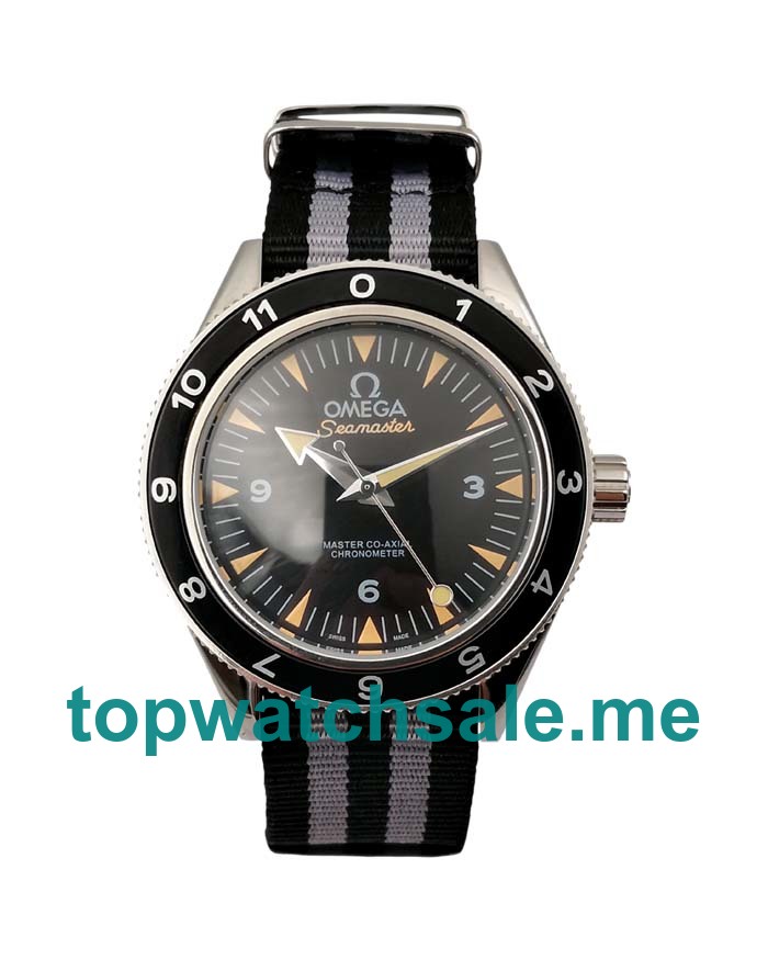 UK 42MM Black Dials Omega Seamaster 233.32.41.21.01.001 Replica Watches