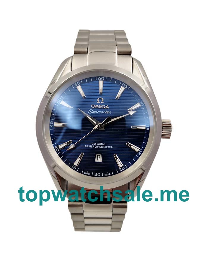UK 41MM Blue Dials Omega Seamaster Aqua Terra 150 M 220.10.41.21.03.001 Replica Watches
