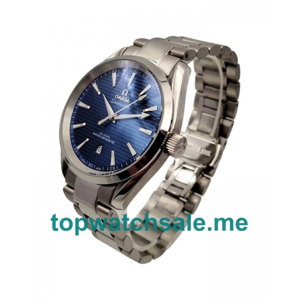 UK 41MM Blue Dials Omega Seamaster Aqua Terra 150 M 220.10.41.21.03.001 Replica Watches